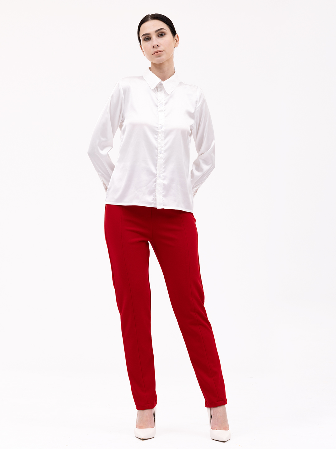Formal Windsor Trousers Red -5